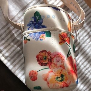 HydroJug floral sleeve with strap